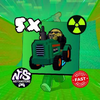 Divine | 5x Radioactive Bulbito Bandito Traktorito - Escape Tsunami For Brainrots