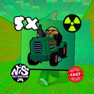 Divine | 5x Radioactive Bulbito Bandito Traktorito - Escape Tsunami For Brainrots