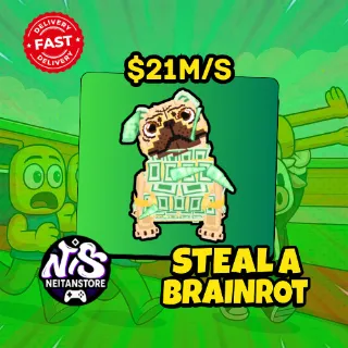 SECRET | Money Money Puggy (21M/s) - Steal a Brainrot