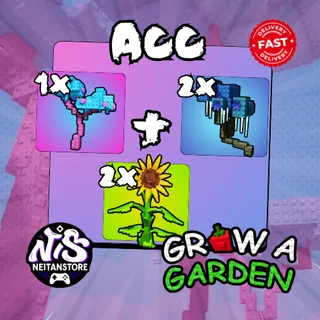 1x Elder Candy Blossom Tree + 2x Moon Blossom Tree + 2x Legacy Sunflower Tree - Account | Grow a Garden - Immediate Delivery