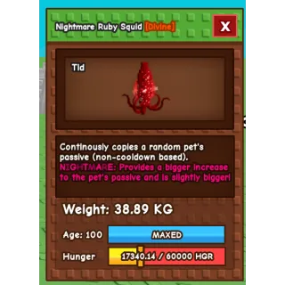 7X 39KG NM RUBY SQUID