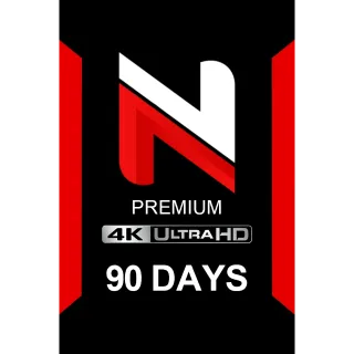 SHARED Account - NFLX 90days 4K UHD Premium - 3 Months