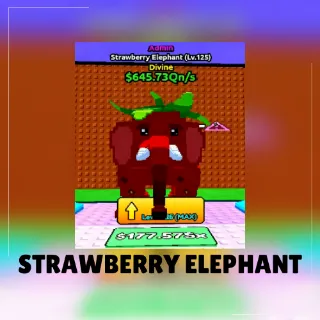 645.73Qn/s Admin Strawberry Elephant - Escape Tsunami For Brainrots