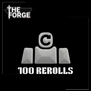 100 Race Rerolls - The Forge
