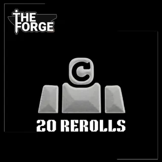 20 Race Rerolls - The Forge