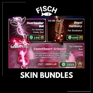 Sweetheart Scissors + Heartseeker Bat + Regal Harmony - FISCH