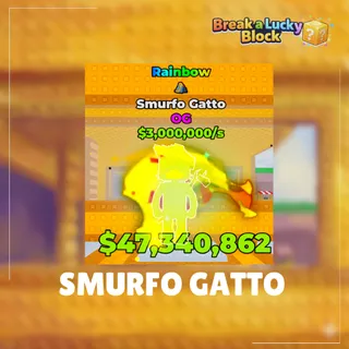 Smurfo Gatto 3M/s - Break A Lucky Block