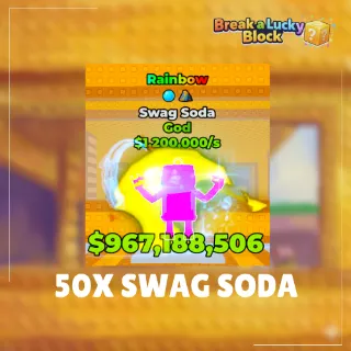 50X Swag Soda - Break A Lucky Block