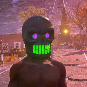 glowing bonehead mask🟢
