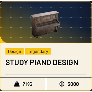  New Study piano design