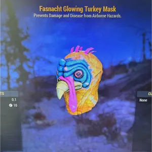 glowing turkey mask