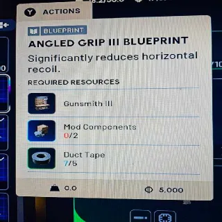 Angled Grip 3 Blueprint