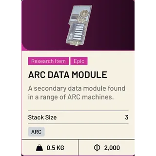 X9 arc data modules 