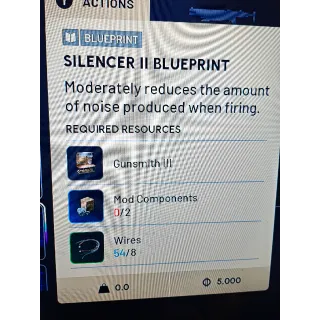 Silencer 1 and silencer 2 blueprints