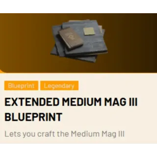Extended medium mag 3 blueprint 
