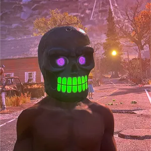 glowing bonehead mask