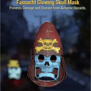glowing skull mask