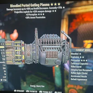 bloodied exp Gat plasma