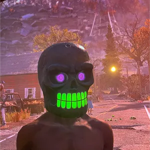 GLOWING bonehead mask🟢