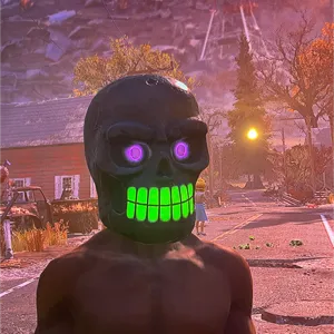 glowing bonehead  mask