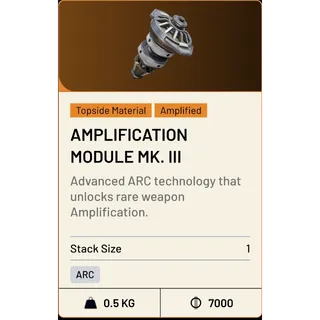 Amplification module mk3