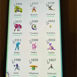 shiny pokemon choose