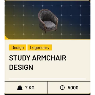 Study armchair design new