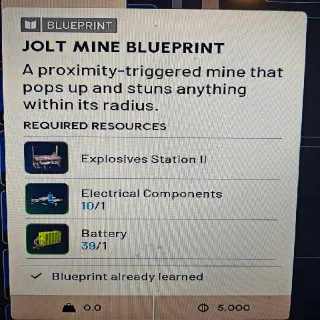 Jolt Mine Blueprint