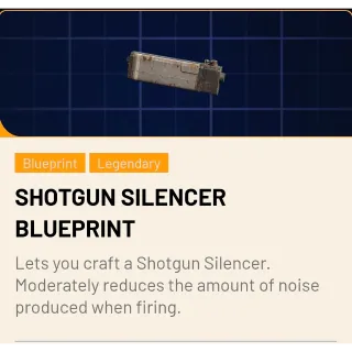 Shotgun silencer blueprint 