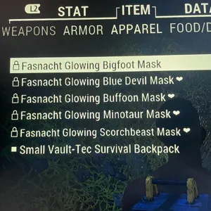 5 glowing masks bundle🟢