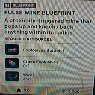 Pulse Mine Blueprint