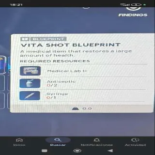 Vita Shot Blueprint