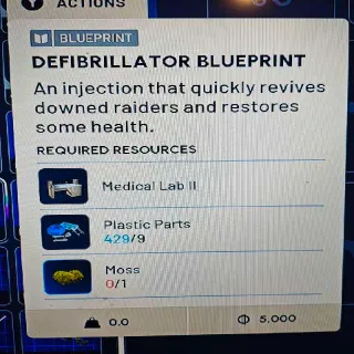 Defibrillator Blueprint