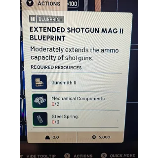 Extended shotgun mag 2 blueprint 