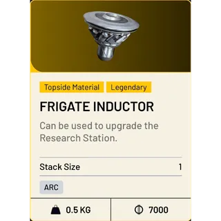 Frigate inductor 