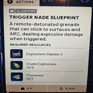 Trigger Nade Blueprint