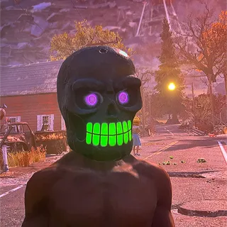 glowing bonehead mask 🟢