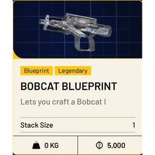 Bobcat blueprint🟢