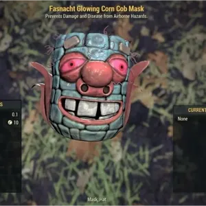 glowing corn cob mask🟢