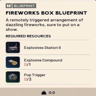 Fireworks Box Blueprint