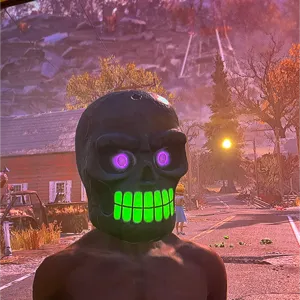 glowing bonehead mask🟢