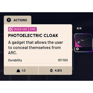 X2 photoelectric cloak 🟢