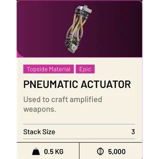 X3 pneumatic  actuator
