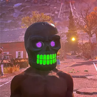 glowing bonehead mask🟢