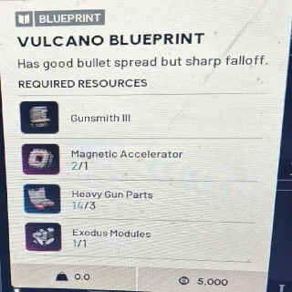 Vulcano Blueprint