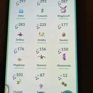 shiny pokemon choose