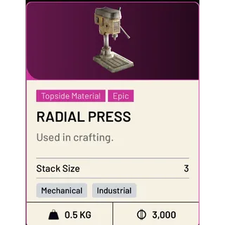 X3 radial press🟢