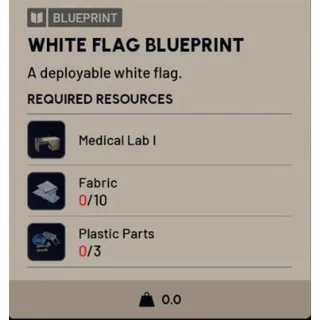 White flag blueprint🟢
