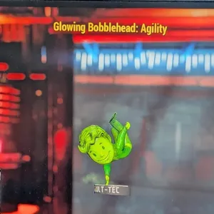 glowing bobblehead