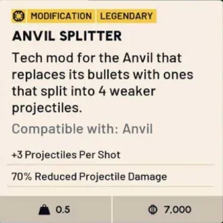 Anvil Splitter Mod